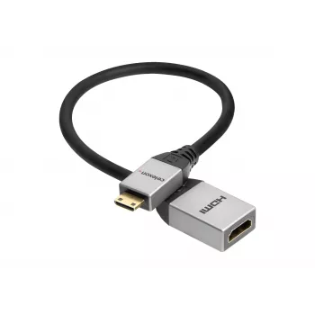 Adaptor Mini HDMI celexon M/F cu Ethernet, 2.0a/b, 4K, Professional