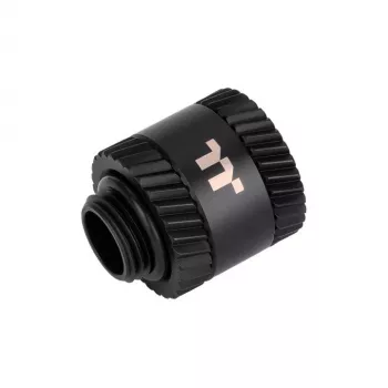 Racord prelungitor Thermaltake Pacific SF 20 mm mamă-la-tată, negru mat, CL-W392-CU00MK-A