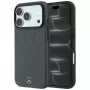Husă Mercedes Mer008910 pentru iPhone 18 Pro Max / 17 Pro Max, din piele cu linii încrucișate, antracit, MagSafe, antracit