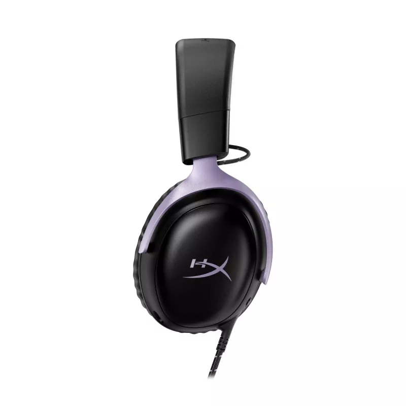 Căști gaming HyperX Cloud III, negre și lavandă