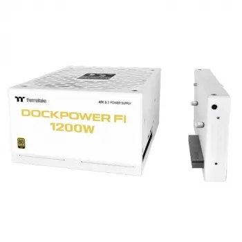 Sursă de alimentare Thermaltake TT Dockpower FI 1200W Snow, 1200 W, 80 PLUS Gold, modulară, albă