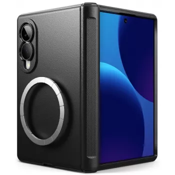 Husă MagSafe cu clapetă magnetică Ringke Onyx pentru Galaxy Z Fold 8, neagră