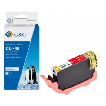 Cartuș de cerneală G&G compatibil cu Canon CLI-65PC, foto cyan