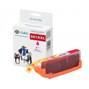 Cartuș de cerneală G&G XXL compatibil cu Canon CLI-581M XXL (15843)