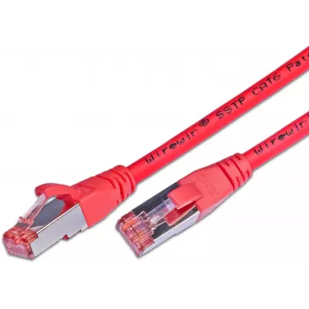 Cablu patch RJ45 Wirewin PKW-PIMF-KAT6 1.0 RT, Cat6, S/FTP, LSOH, roșu