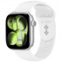Curea din silicon Tech-Protect pentru Apple Watch 8/9/10/11/12/SE 40/41/42 mm, alb
