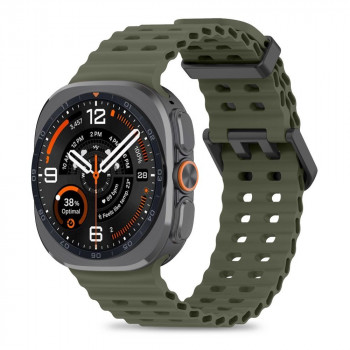Curea de ceas Tech-Protect Iconband Pro pentru Samsung Galaxy Watch Ultra 1 / 2 (2024-2026), 47 mm, verde militar