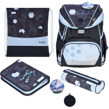 Ghiozdan școlar Herlitz UltraLight XL Plus Cyber Soccer (50048946)