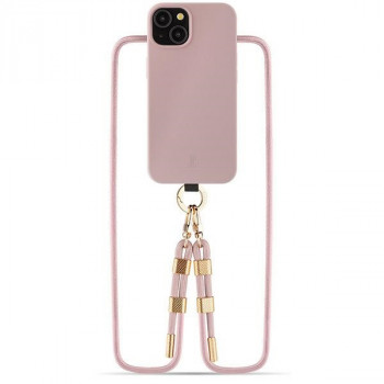 Just Elegance JEC151 Case for Apple iPhone 15 MagSafe, PopGrip, Rose