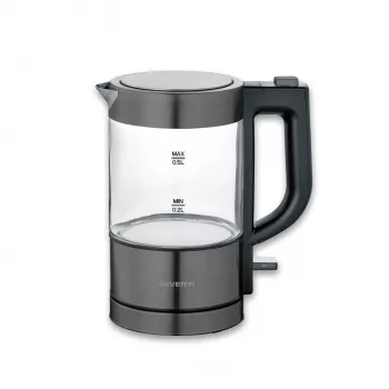 Fierbător mini din sticlă Severin 9387, 0,5 l
