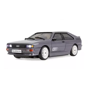 Mașină RC Amewi Audi quattro 1980 on-road/drift cu giroscop, 4WD, 1:28, RTR, gri