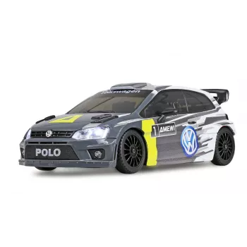 Mașină RC Amewi VW Polo R WRC rally/drift, 4WD, 1:28, RTR, gri