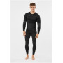 Set lenjerie termoactivă pentru bărbat Viking Dante, negru-gri, mărimea XL