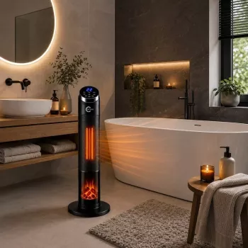 Aerotermă Carruzzo Q20H1 95 cm, neagră