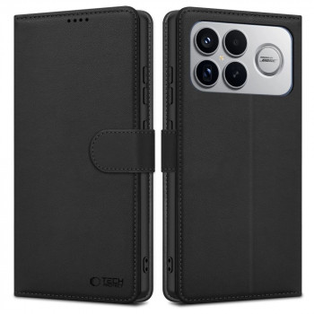 Husă tip portofel Tech-Protect pentru Xiaomi Poco F8 Ultra, neagră