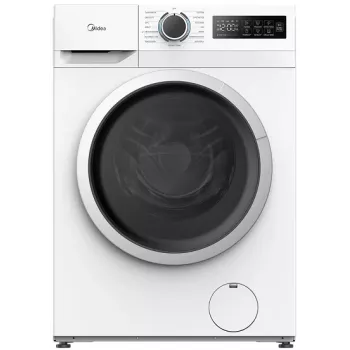 Mașină de spălat Midea MF110W80/W-PL Slim, 8 kg, alb/negru