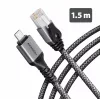 Adaptor Ethernet Gigabit AXAGON ADE-CM15 USB-C cu cablu CAT6 integrat de 1,5 m, RJ-45
