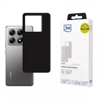 Husă mată 3MK pentru Xiaomi 14T Pro, neagră