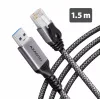 Adaptor USB-A la Gigabit Ethernet AXAGON ADE-AM15 cu cablu CAT6 integrat de 1,5 m