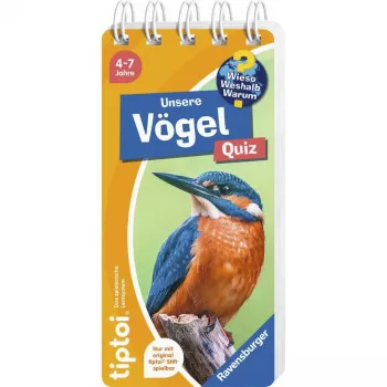 Ravensburger tiptoi Wieso? Weshalb? Warum? Quiz Unsere Vögel, ediție în germană