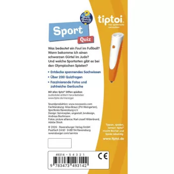 Ravensburger tiptoi Wieso? Weshalb? Warum? Quiz Sport, ediție în germană