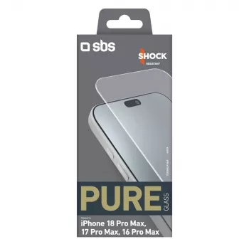 Sticlă călită SBS Pure Glass pentru iPhone 18 Pro Max / 17 Pro Max / 16 Pro Max (1 buc.)