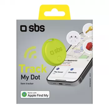 Localizator SBS Track My Circle compatibil cu Apple Find My, verde