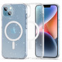 Husă MagSafe Tech-Protect Flexair Hybrid pentru Apple iPhone 13 / 14, Glitter