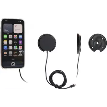 Suport de încărcare wireless Brodit 25W, fix, suport auto hands-free (217303)