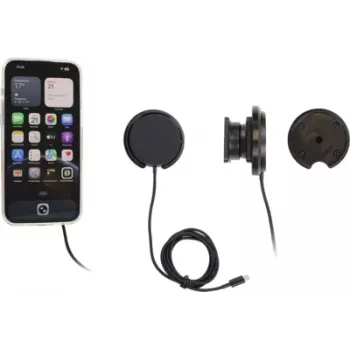Suport de încărcare wireless Brodit 25W, braț articulat, suport auto hands-free (217304)