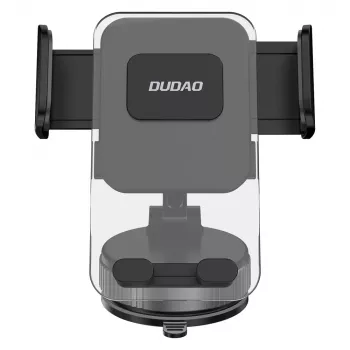 Suport auto pentru telefon Dudao F24PLUS cu ventuză pentru bord, negru