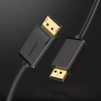 Cablu Ugreen DP102 (10212) DisplayPort 1.2 la DisplayPort 1.2, 4K, 3 m, negru