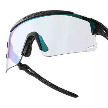 Ochelari de ciclism fotocromi Rockbros cu protecție UV și inserție de corecție, negru