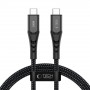 Cablu Tech-Protect UB11T Ultraboost USB-C / USB-C, PD 100W, 100 cm, negru