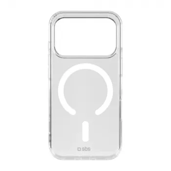 Husă SBS D3O Active pentru iPhone 18 Pro Max / 17 Pro Max, compatibilă MagSafe, transparentă