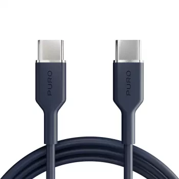Cablu Puro Icon 60W USB-C la USB-C 1,5 m, Navy Blue
