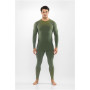 Set de lenjerie de corp din merino pentru bărbați Viking Altis Man Set, verde închis, M