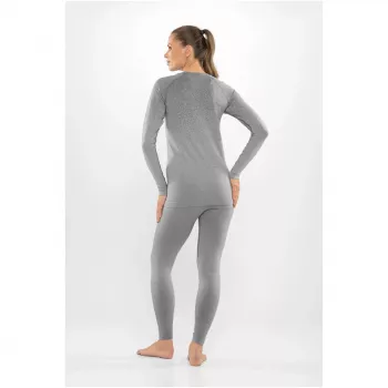 Set de lenjerie de corp din merino pentru femei Viking Altis Lady Set, gri, L