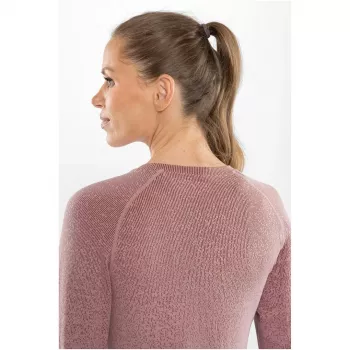 Set de lenjerie de corp din merino pentru femei Viking Altis Lady Set, roz, S