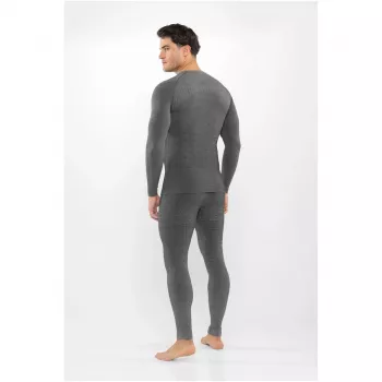 Viking Altis Man Set men's merino base layer set, black, XL