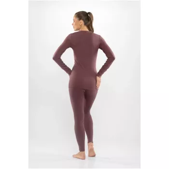 Viking Meriboo Lady Set Merino women's base layer set, pink, L