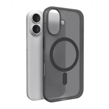 Husă din silicon MagSafe Puro Daylight pentru iPhone 16 Plus, neagră