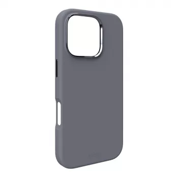 Husă din silicon MagSafe Puro Icon Mag Pro pentru iPhone 16 Pro Max, gri închis