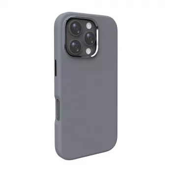 Husă din silicon MagSafe Puro Icon Mag Pro pentru iPhone 16 Pro Max, gri închis