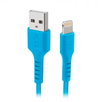 Cablu SBS TECABLEUSBIP589A USB-A la Lightning, 1 m, albastru