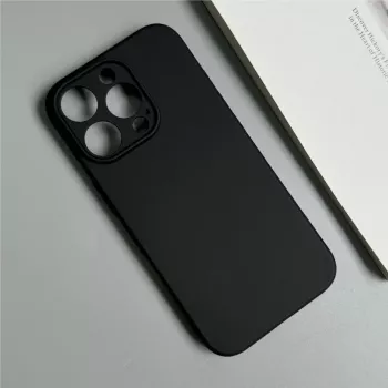 Husă soft Hurtel pentru iPhone 16 Pro Max, neagră