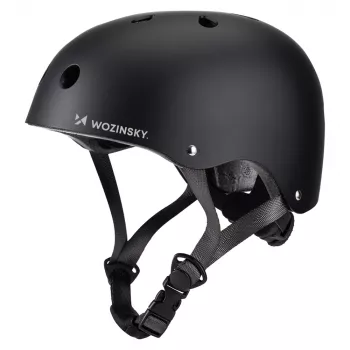 Cască ușoară BMX/trotinetă Wozinsky, mărimea S (48-52 cm), negru