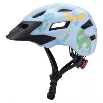 Cască de MTB pentru copii Wozinsky cu vizieră detașabilă, mărimea XS (48-52 cm), albastru deschis