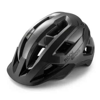Cască de bicicletă pentru tineri Rockbros LK-67 cu vizieră detașabilă 54–58 cm, gri