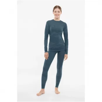 Set de lenjerie intimă de damă din merino Viking Gasher Lady, turcoaz, L